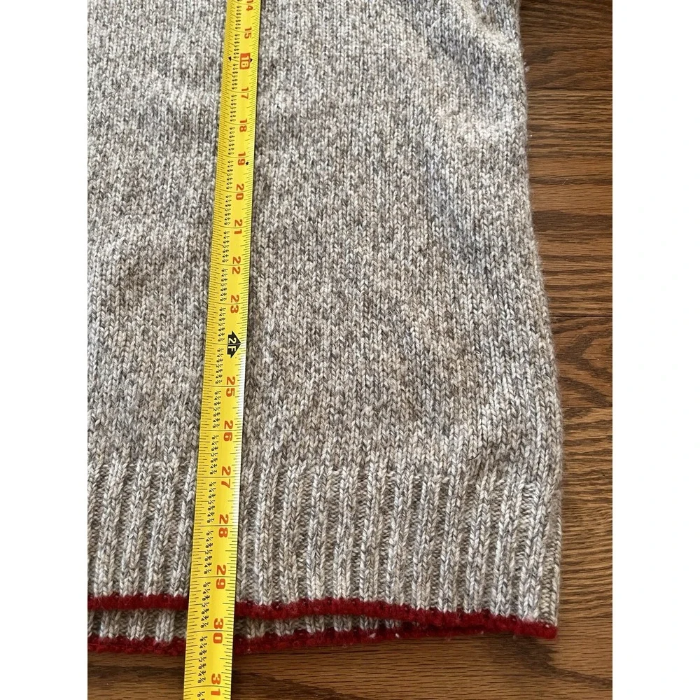 Eddie Bauer Ragg Wool Sweater Mens XL Tall Crewneck Pullover Chunky Knit Comfy - Picture 7 of 7